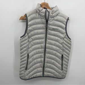Marmot Silver Grey 600 Fill Goose Down Puffer Vest